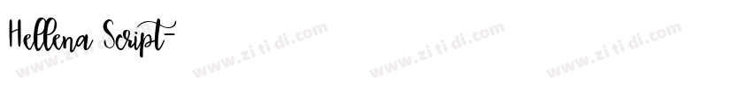 Hellena Script字体转换